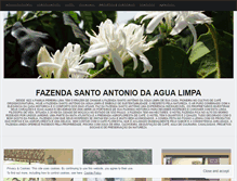 Tablet Screenshot of fazendasantoantoniodaagualimpa.com